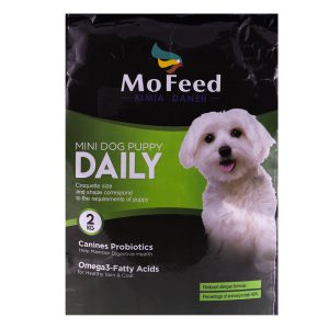 غذای خشک Mofeed مدل مینی توله سگ وزن 2 کیلو گرم