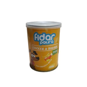کنسرو غذای سگ با طعم مرغ و موز فیدار پاتیرا - ۴۰۰ گرمی