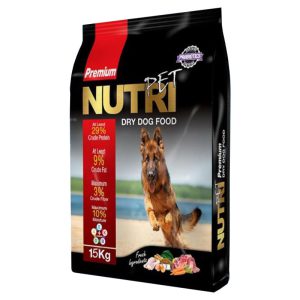 Nutri Pet Dry Dog Food پروبیوتیک وزن 15 کیلوگرم
